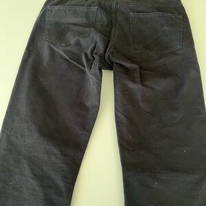 James Perse Black Canvas Pants with Interior Logo 34